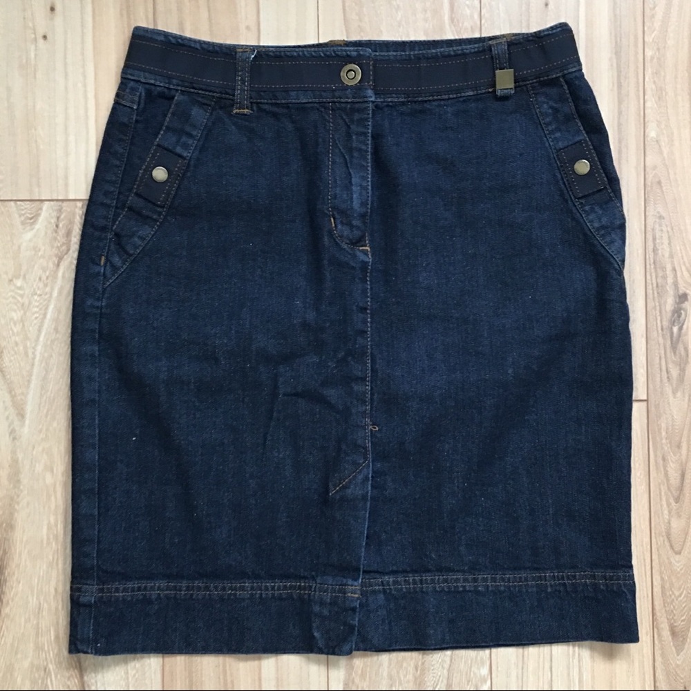 Jones New York Stretch Jean Skirt